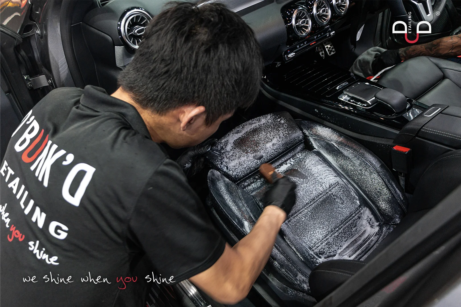 Leather Scrubbing - CarSPA Treatment