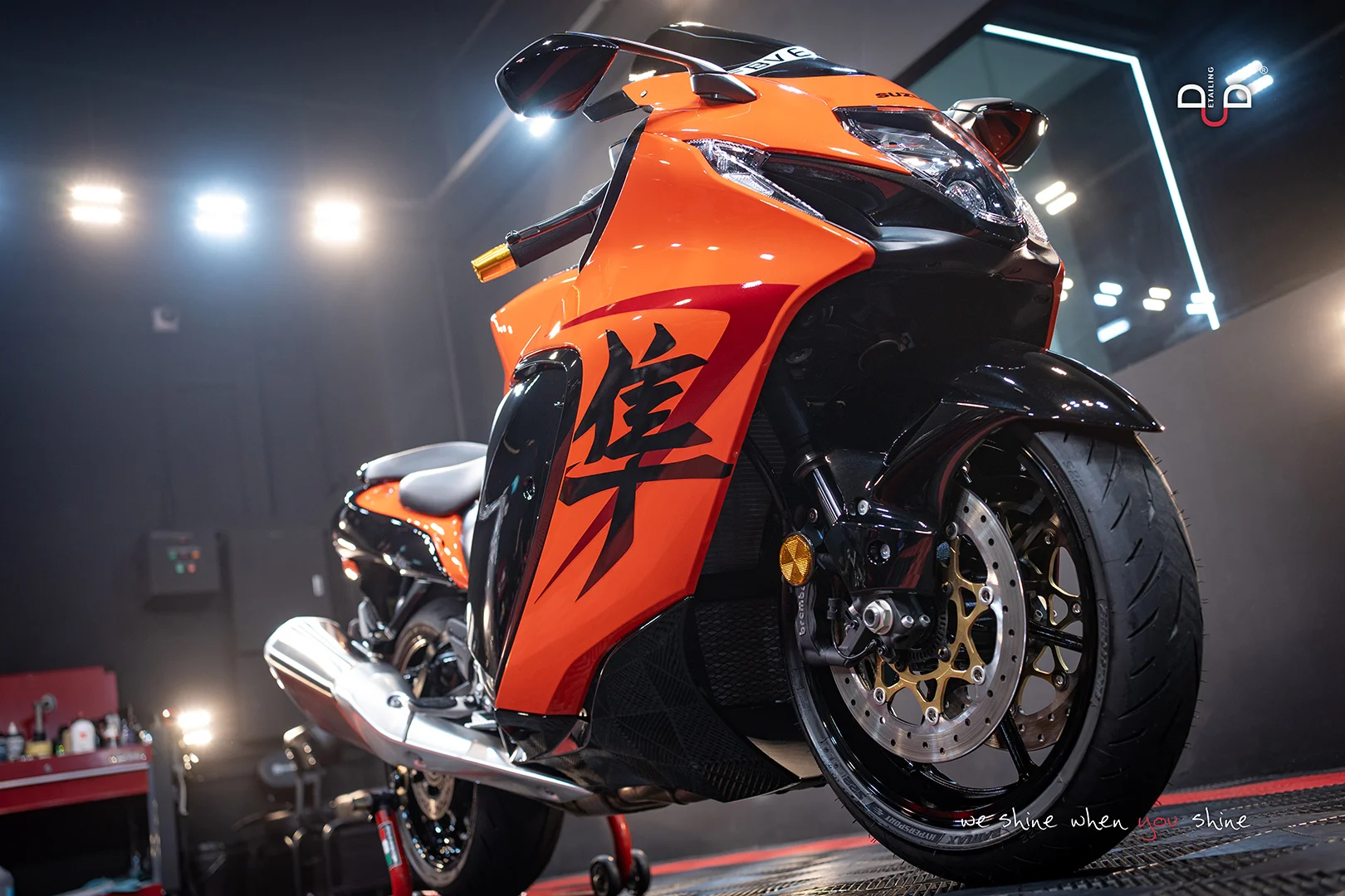 Multi-Stage Paint Corrected with Graphene Coat installed - BikeCoat G Treatment - Bike Detailing Showroom Finish