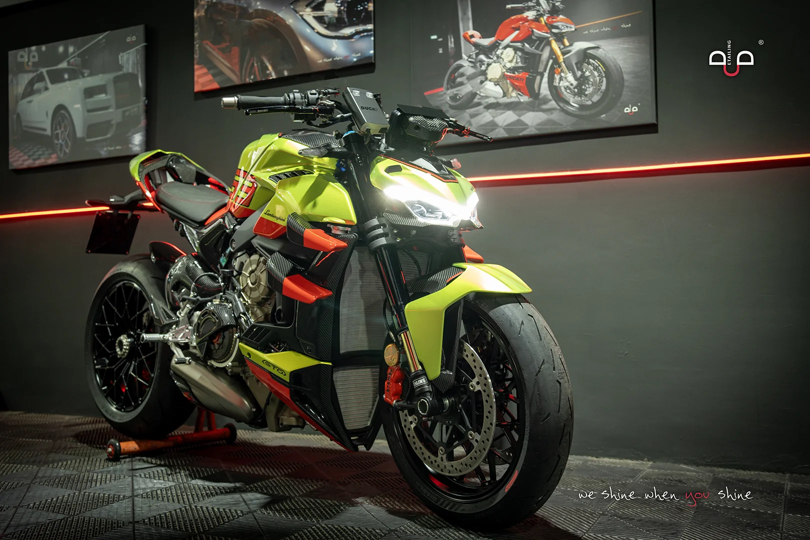 Multi-Stage Paint Corrected with Graphene Coat installed - BikeCoat G Treatment - Bike Detailing Showroom Finish